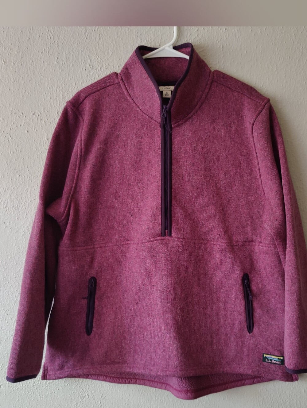 LL Bean Sweater Fleece Half-Zip Pullover